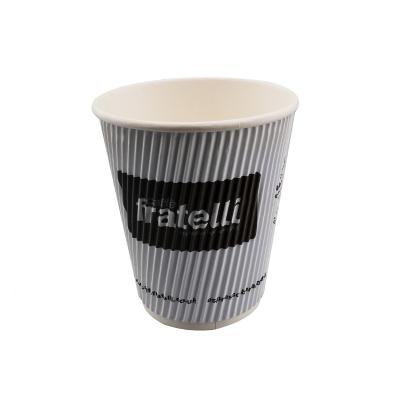 12oz white Ripple Wall Paper Cups